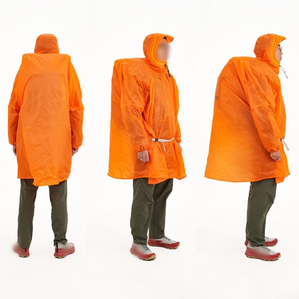 Funda para mochila e impermeable ultraligero diseñado para actividades al aire libre (naranja S)