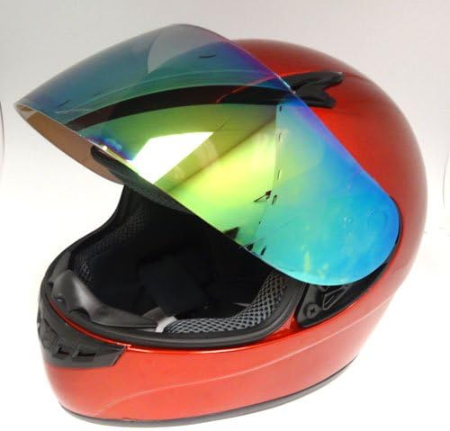 Motorcycle Motocross MX ATV Dirt Bike Full Face Youth Helmet Red