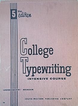 College Typewriting: Intensive Course / 5th Edition