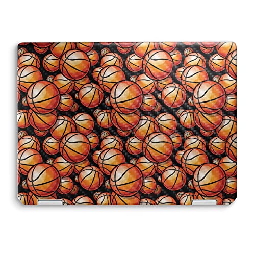 Image of MightySkins Carbon Fiber Skin Compatible with HP Spectre x360 14 inch (2022) Full Wrap Kit - Basketball Life | Protective, Durable Textured Carbon Fiber Finish | Easy to Apply | Made in The USA
