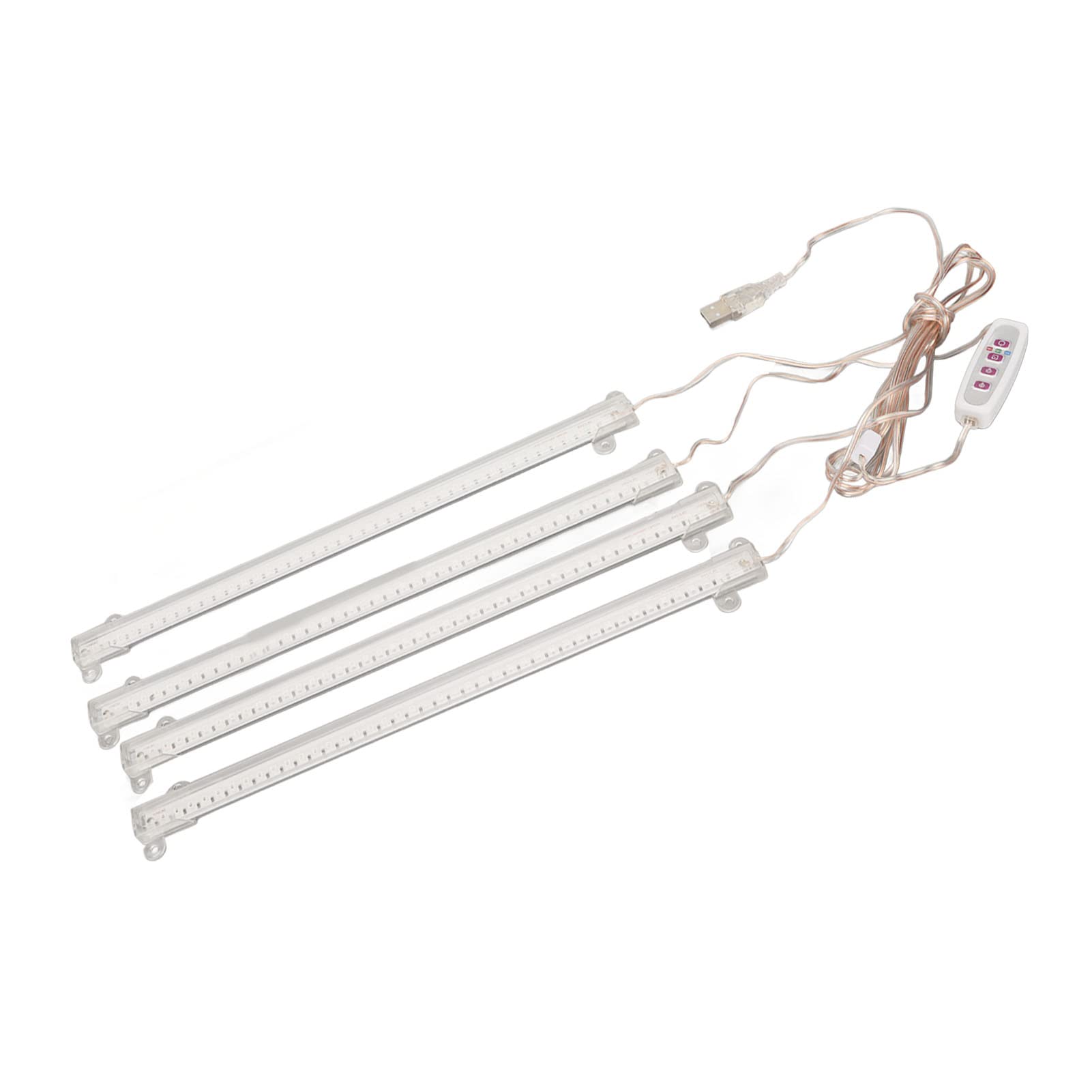 Qcwwy Lumière de Croissance des Plantes LED à Spectre Complet élèvent la Lumière pour la Promotion de la Photosynthèse des Plantes D'intérieur Prise USB (Lumière solaire 4000K 168LED)