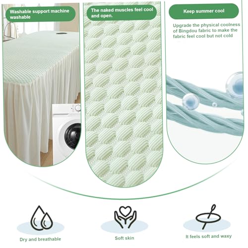 Housse table massage 80 x 190 anti-transpiration avec ouverture pour le visage - 4