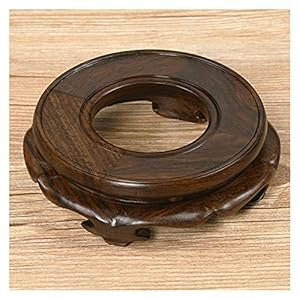 lekbakken voor plantenpotten Houten Vaasbasis Ronde Gesneden Basis Bolvormige Ornamenten Basis Pompoen Bonsai Fish Tank…