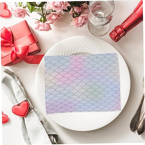 PartyKindom 150 Folhas Enfeites de mesa para casamento guardanapos de papel decorativos suprimentos