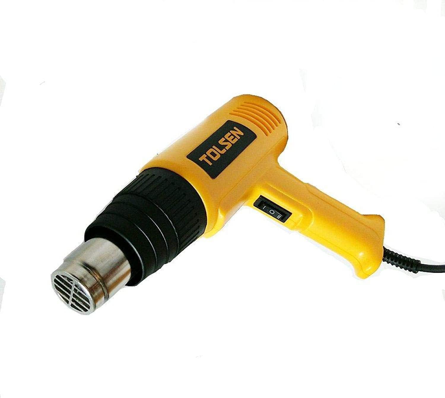 TOLSEN HOT AIR GUN 2 TEMPERATURES INCLUDING NOZZLES