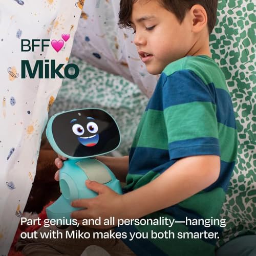 Image of Miko 3 AI Robot for Kids | STEAM Learning, Apps & Games | Ages 5-12 | Blue