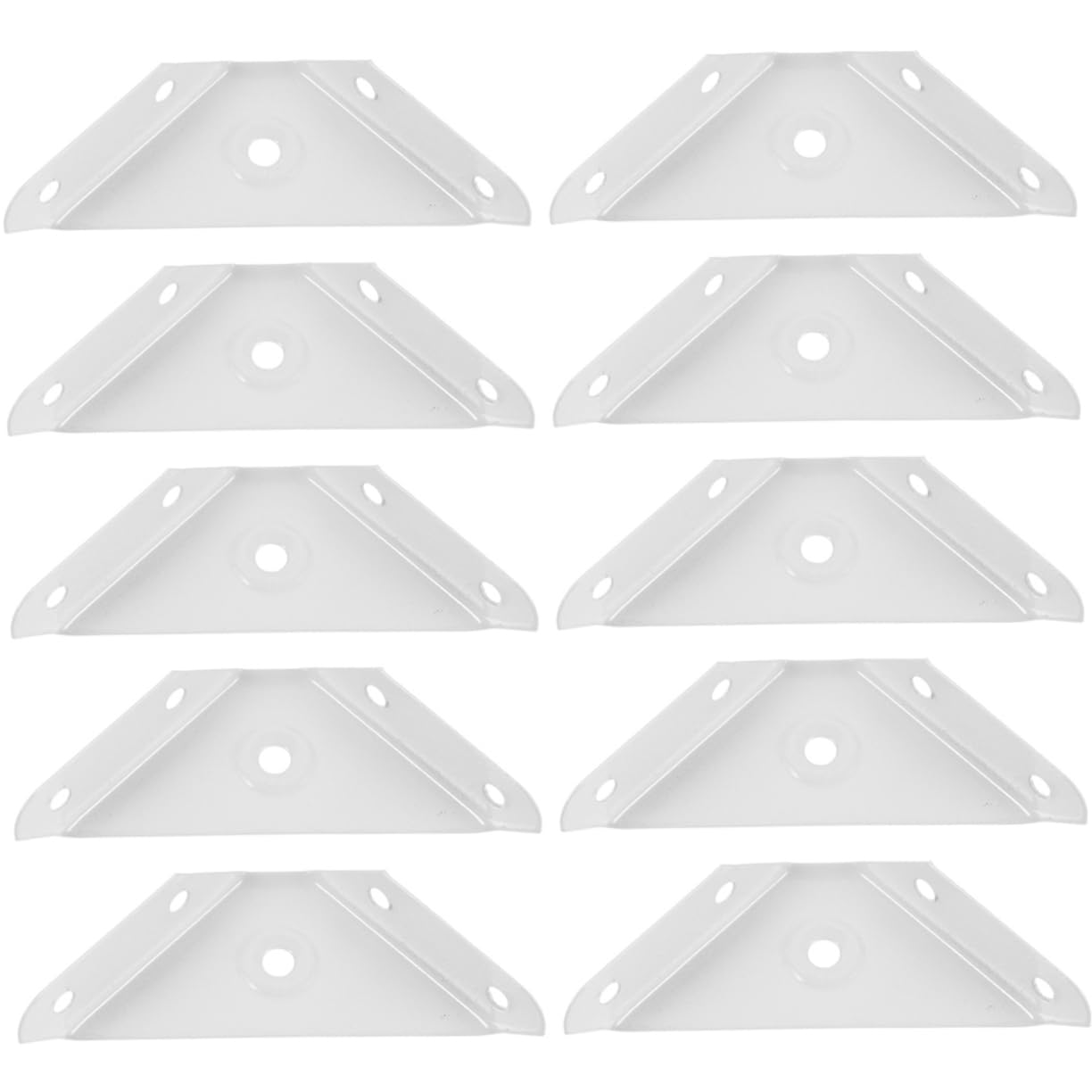 BELLIFFY 20pcs Corner Brackets Support for Cabinet Thickened Design Right Angle for Secure Installation for Kitchen and Bathroom Cabinets