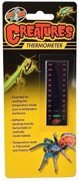 Zoo Med Creatures Thermometer, Black