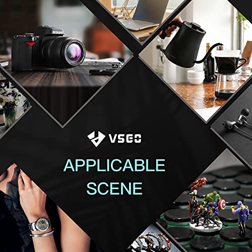 Vsgo V-B012E Camera Cleaning Blower With Filter, Tumbler Design Lens Cleaning Blower Compressed Air Compatible For Nikon Sony Canon Digital Camera Lens & Sensor Cleaning (Blue Black) #TOP7