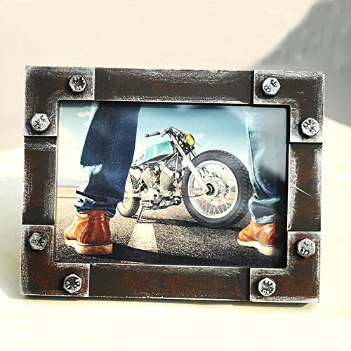 2pack Retro Photo Cadre 17x12cm Style Industriel Creative Maison Cover