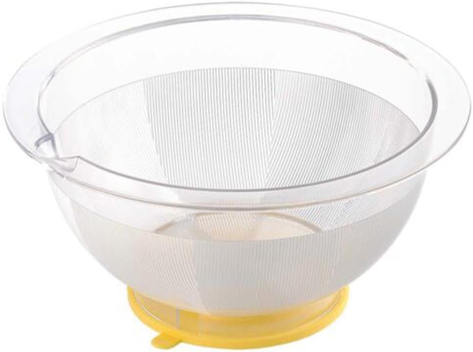 Tiger Crown Mortar, Clear, Yellow, 8.5 x 4.1 inches (218 x 106 mm), 7.1 inches (18 cm), Yellow, Tritan 2-Way, Bottom Adsorption Type, 2006