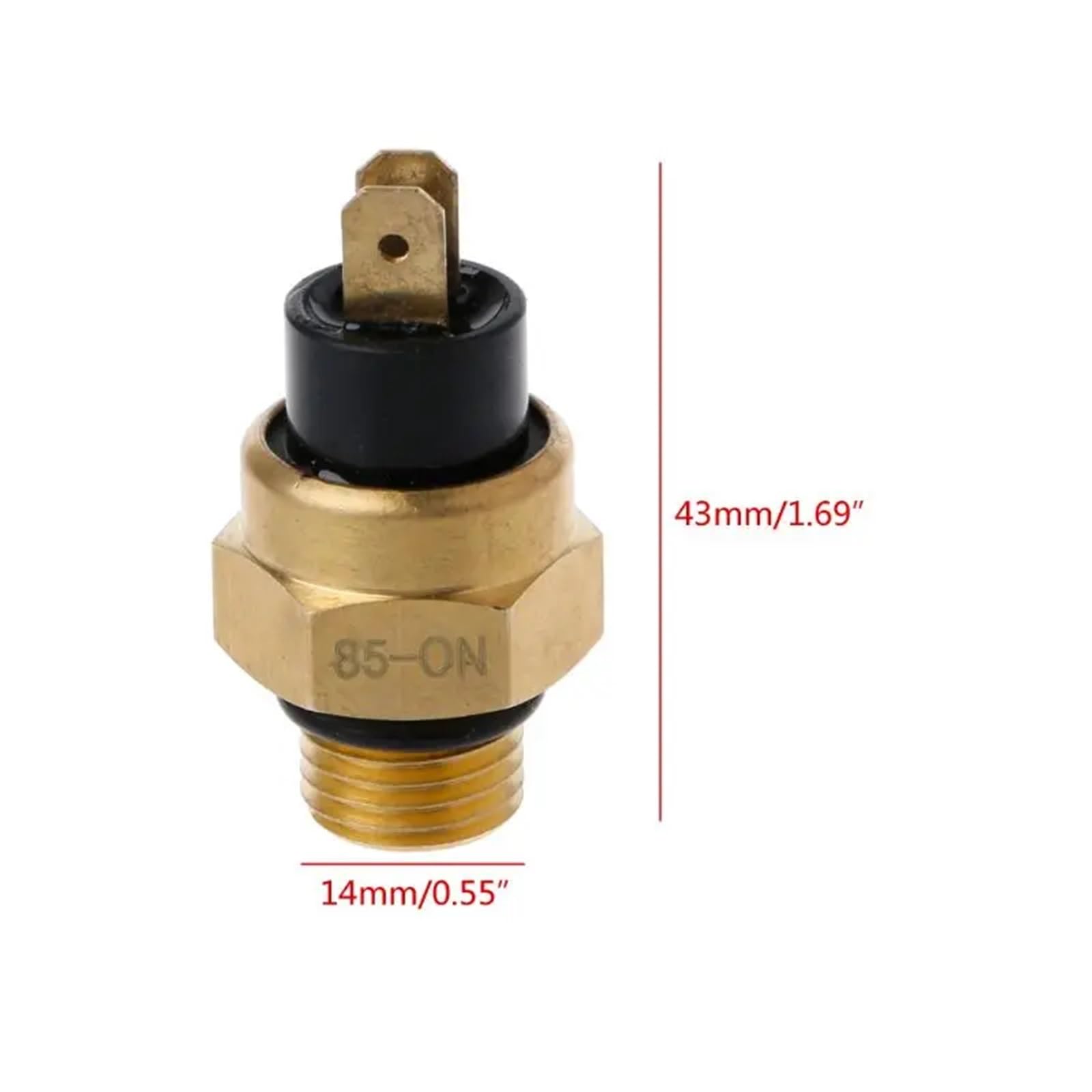 Termostat Wentylator chłodnicy temperatury do części silnika Ktm Czujnik wody 2/4 suwowy M14 X 1.5