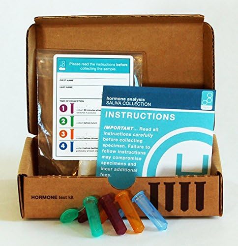 Diurnal Cortisol Panel - 4 Panel Cortisol Full Day Saliva Test Kit (CX4)