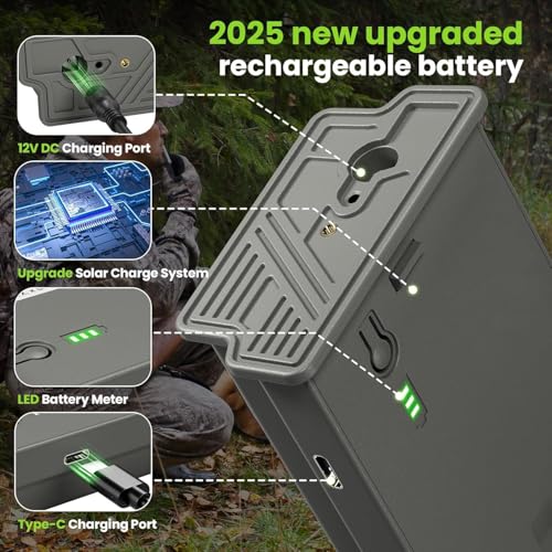 Image of New Reveal Lithium Battery for Cellular Trail Camera 2 Pack Rechargeable | Compatible with Camera Reveal Ultra, X Gen 3.0, Pro 3.0, X, X Pro, X Gen 2.0, XB, SK