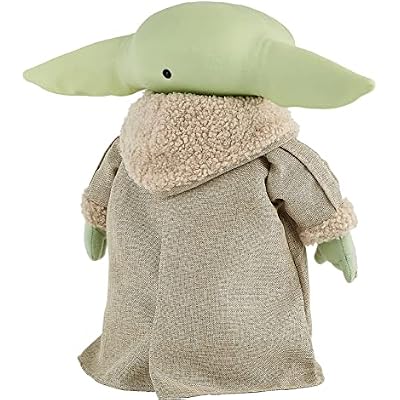 Mattel Star Wars The Mandalorian Grogu RC 12-inch Plush Toy, Real Moves Soft Body Doll with Remote-Controlled Motion & Sounds