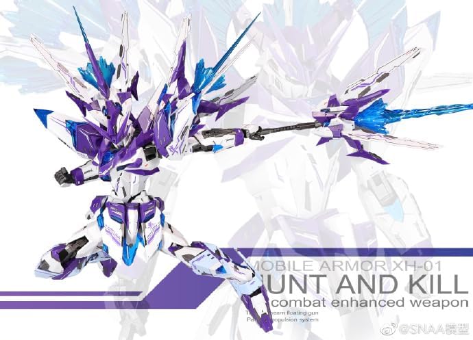 Miniatura 4 de Funtasy Planet Figuras de acción 1100 a escala 1100, kits de modelo para adultos, SNAA Star Soul Falcon XH-01, kit de modelo de Mecha para caza,