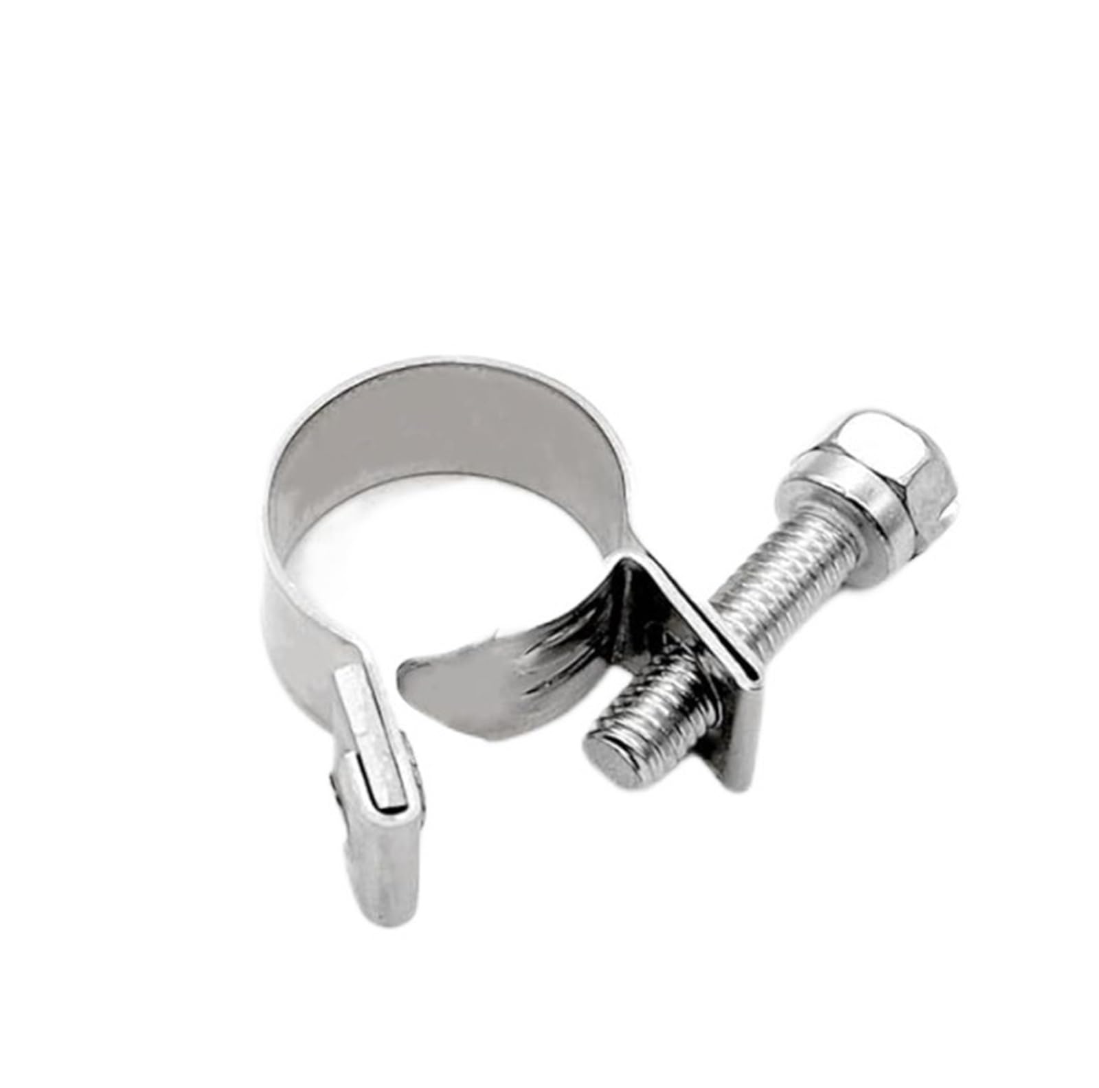 Wudcw One Color 25Pcs 7Mm To 18Mm (10 Sizes) Zinc Plated Carbon Steel Injection Style Hose Clamps Assortment Kit For Diesel Petrol Pipe