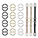 Naler 15tlg. Anti-Rutsch BH Trägerhalter Set Elastische Verstellbare BH Träger Halter 3 Fraben mit 12 Stück BH Klammer