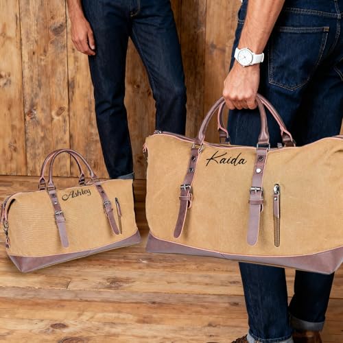 Vintage Canvas Custom Duffle