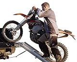 Step Ramp Motorcycle Ramp with Integrated Steps