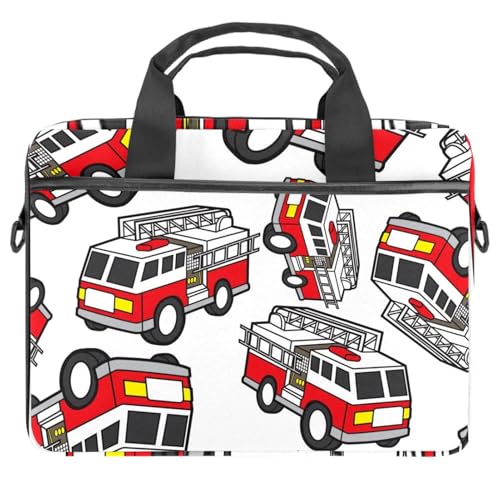 Sac ordinateur portable 14.5" anti-rayures imprimé Camion de Pompiers mallette