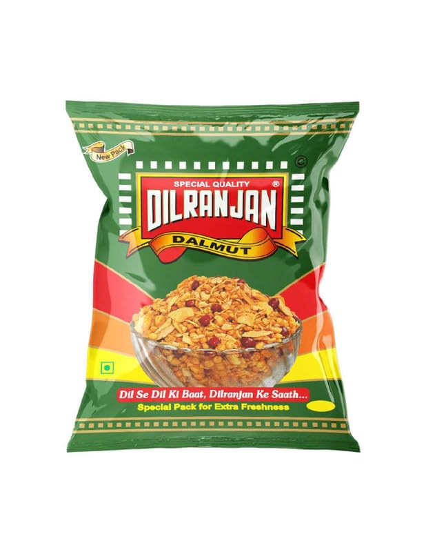 Dilranjan Dalmut 200GM – Compact Spiced Lentil Crunch Snack | Travel Size Pack of- 4 (800GM)-image-26