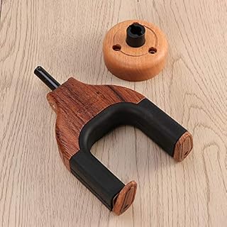 QianHaoQJu 2pcs Cintres de guitare Crochet Titulaire Bois Caoutchouc En Caoutchouc Cintrage Stand Stand Fit for Guitars… - Les Beatles, Paul McCartney, John Lennon, RIngo Starr, George Harrison