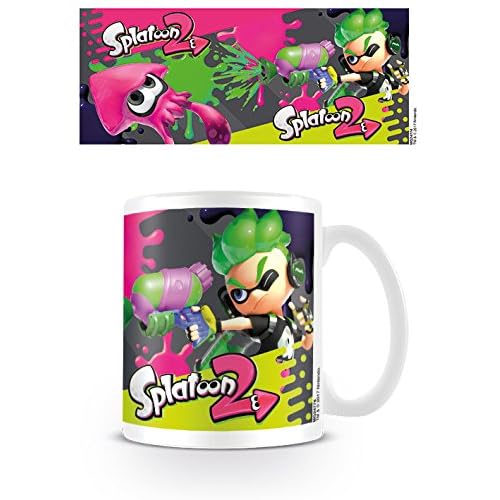 Pyramid International Splatoon 2 (Squid Shot) - Taza de cerámica (11 x 11 x 1,3 cm)