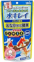 Kyorin Kingyo no Food 5 Powers Basic Diet 2.5 oz (70 g) Levitating Small Grain Goldfish Bait Bait Aquarium Fish Food 01-52D with Original Sticker