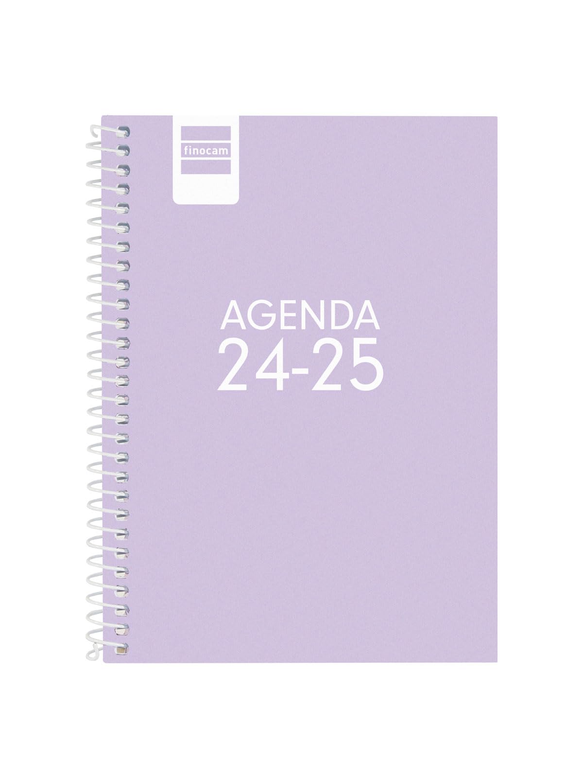 Finocam - Agenda Gamma 2024 2025 Semana Vista Horizontal Septiembre 2024 - Junio 2025 (curso lectivo) + Julio y Agosto resumidos Lila Portugués