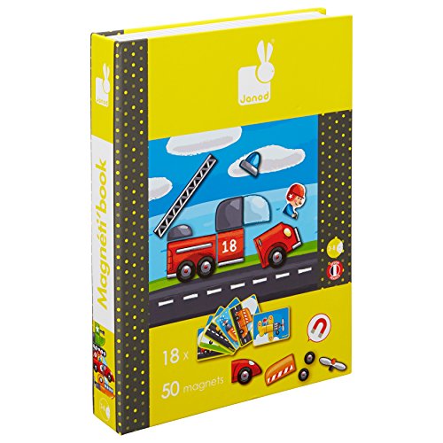 Janod Vehicles Magnetibook
