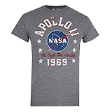  Nasa Herren 1969 T-Shirt, Graphite Grey, Large