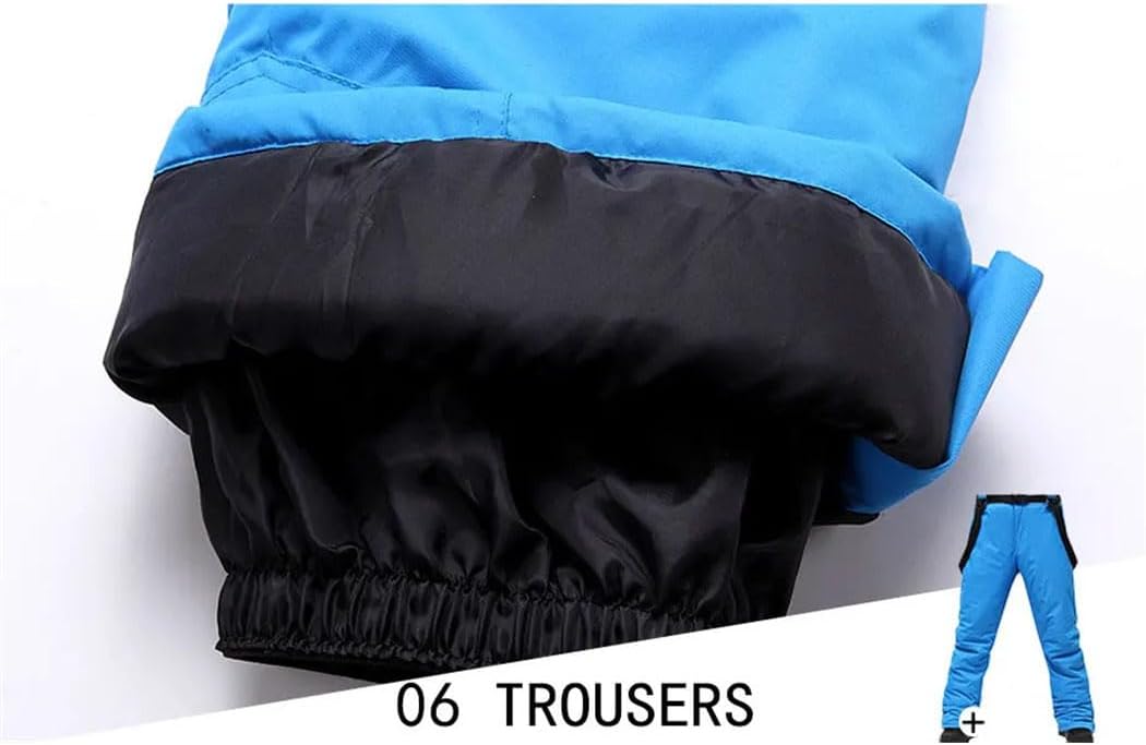 Women Ski Pants Outdoor Sports Suspenders Trousers Men Windproof Warm Winter Snow Snowboard