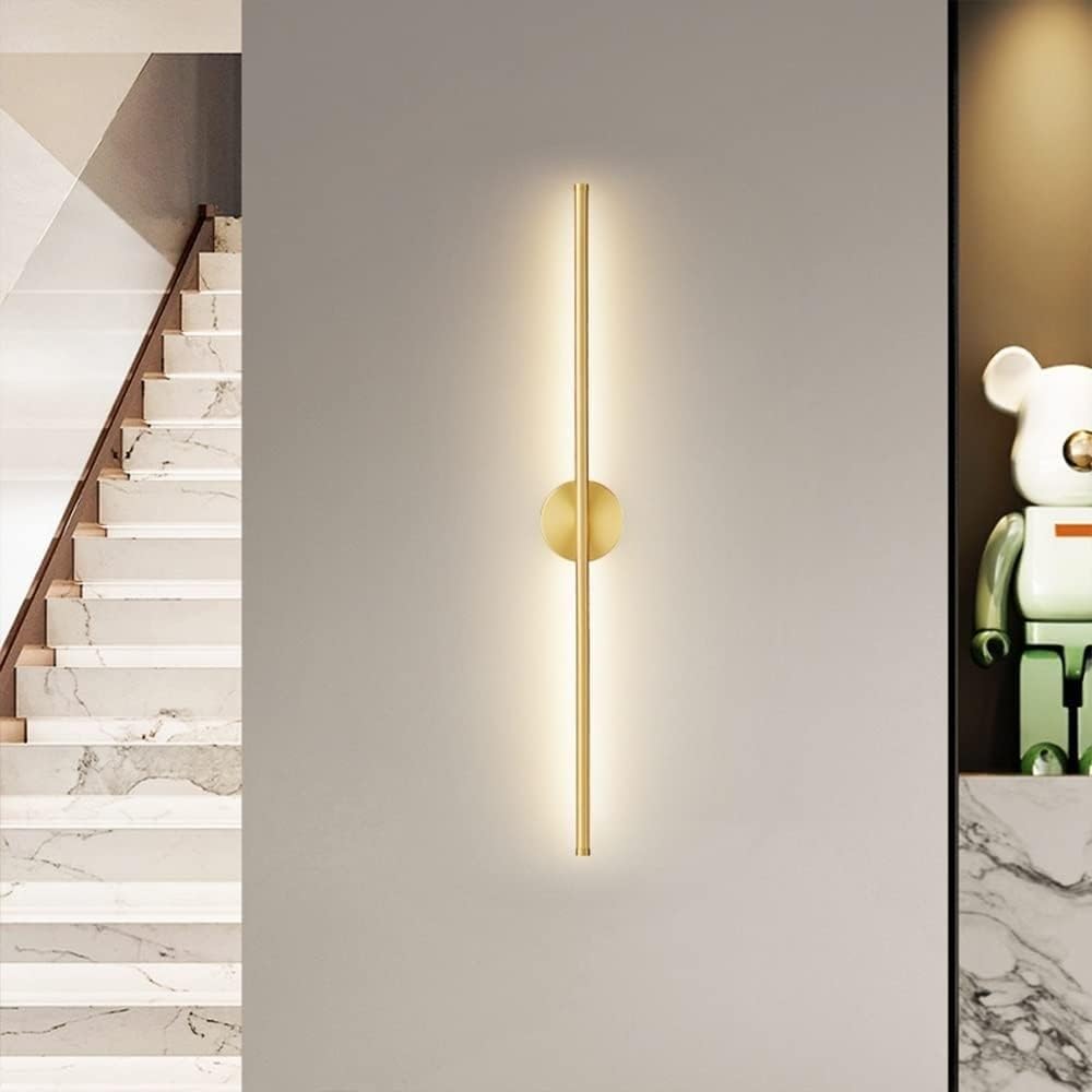 Nowoczesna lampa ścienna LED - 60 cm pionowa i pozioma minimalistyczna oprawa oświetleniowa do salonu, sypialni, łazienki, korytarza hotelowego i przedpokoju
