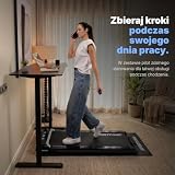 Sportconic Bieżnia Elektryczna 1-12KM/H | Bieżnia do Domu Składana | Bieżnia z Nachyleniem | Pod Biurkiem | Zestawie Uchwyt Na Tablet i Pilot (Bez maty ochronnej, 1-12 km/h (P106FA))
