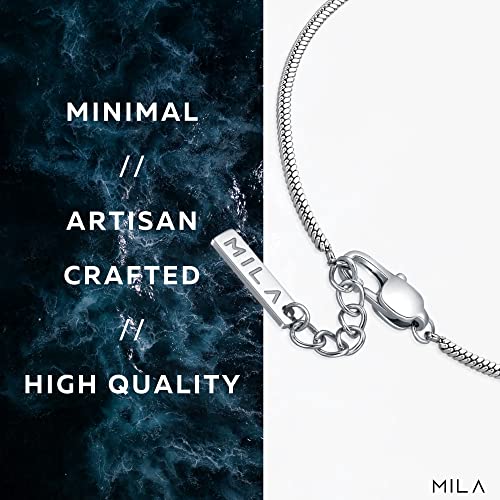 Square Chain Bracelet For Men And Women L Stainless Steel, Minimalist Bracelet, Simple Pure Design, Mens Bracelet, Silver Bracelet Alternative, Made In Miami #TOP6