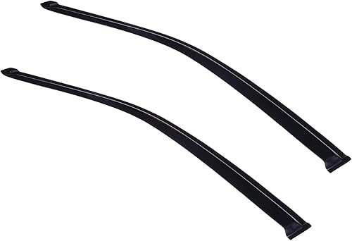 Miniatura 8 de OCPTY Viseras de ventana delantera, protectores de lluvia con cinta adhesiva, 2 unidades para Honda Civic 2001-2005