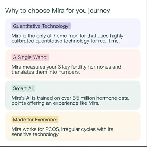 image for Mira Plus Fertility Monitor & Ovulation Test Kit for Women, Track LH, 