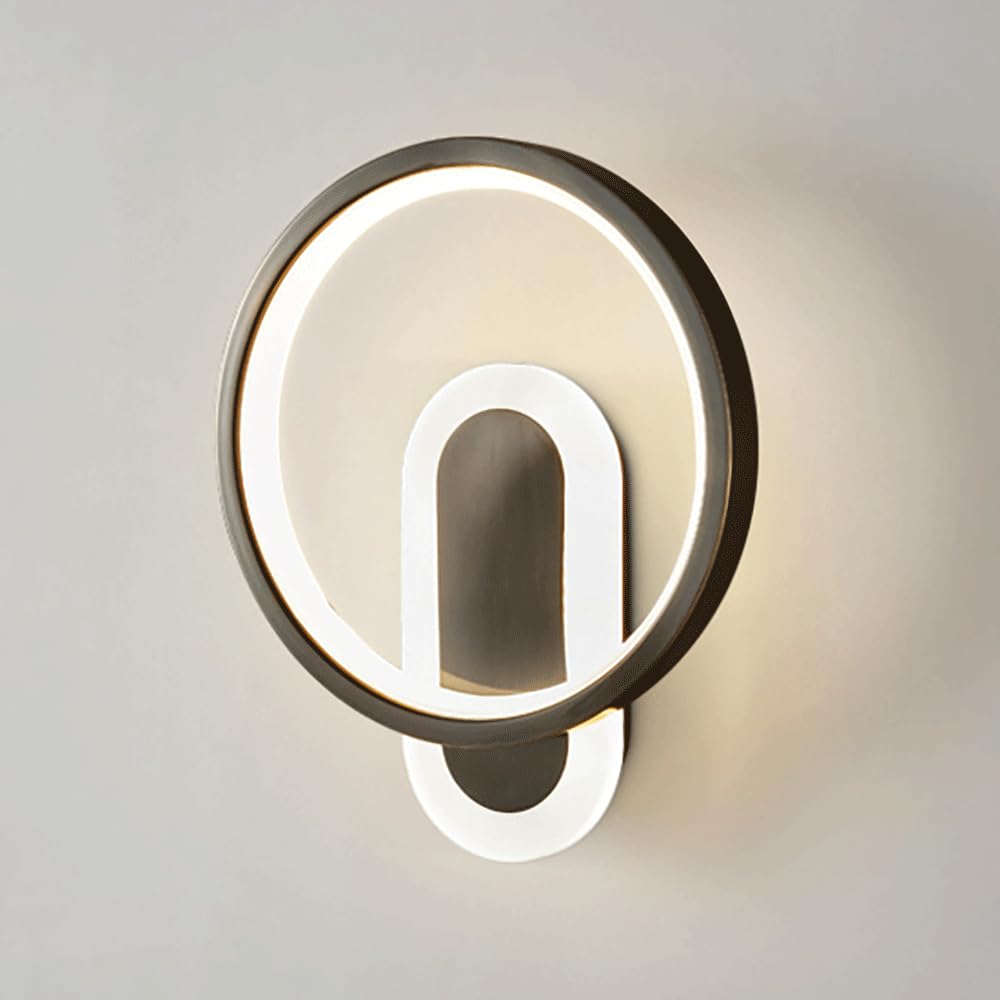 Aplique de pared LED moderno de 36W con tres temperaturas de luz ajustables