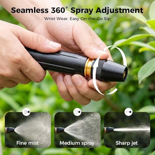 High Pressure Power Washer Nozzle with Connector Set,New Direct spray gun,Power Jet Water with Three Spray Modes, Multi Function Watering Sprayer for Cleaning Yard Pets Car (2 PCS) by TLM - Used condition - Image 2