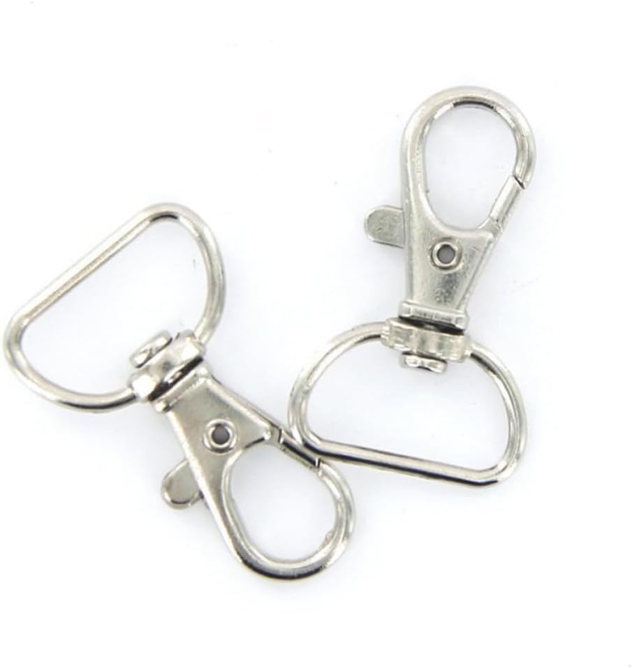 10pcs Silver Swivel Trigger Snap Hooks for Key Chains DIY