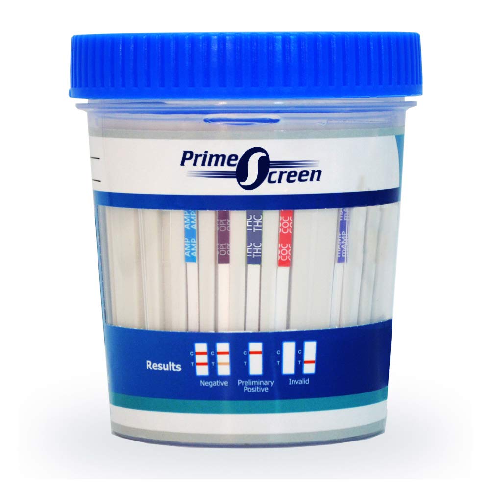 Prime Screen-6 Panel Multi Drug Urine Test Cup (AMP,BZO, COC,Mamp/MET,OPI,THC) T-Cup -[100 Pack]-TDOA-264 EXP 10/24 /2025