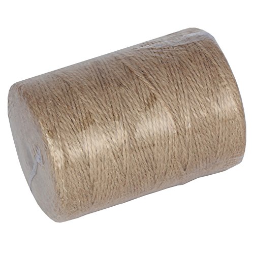 Xiangguanqianying 984 Feet Natural Jute Twine Hemp String Christmas Twine String Packing Materials Durable Twine For Gardening #TOP3