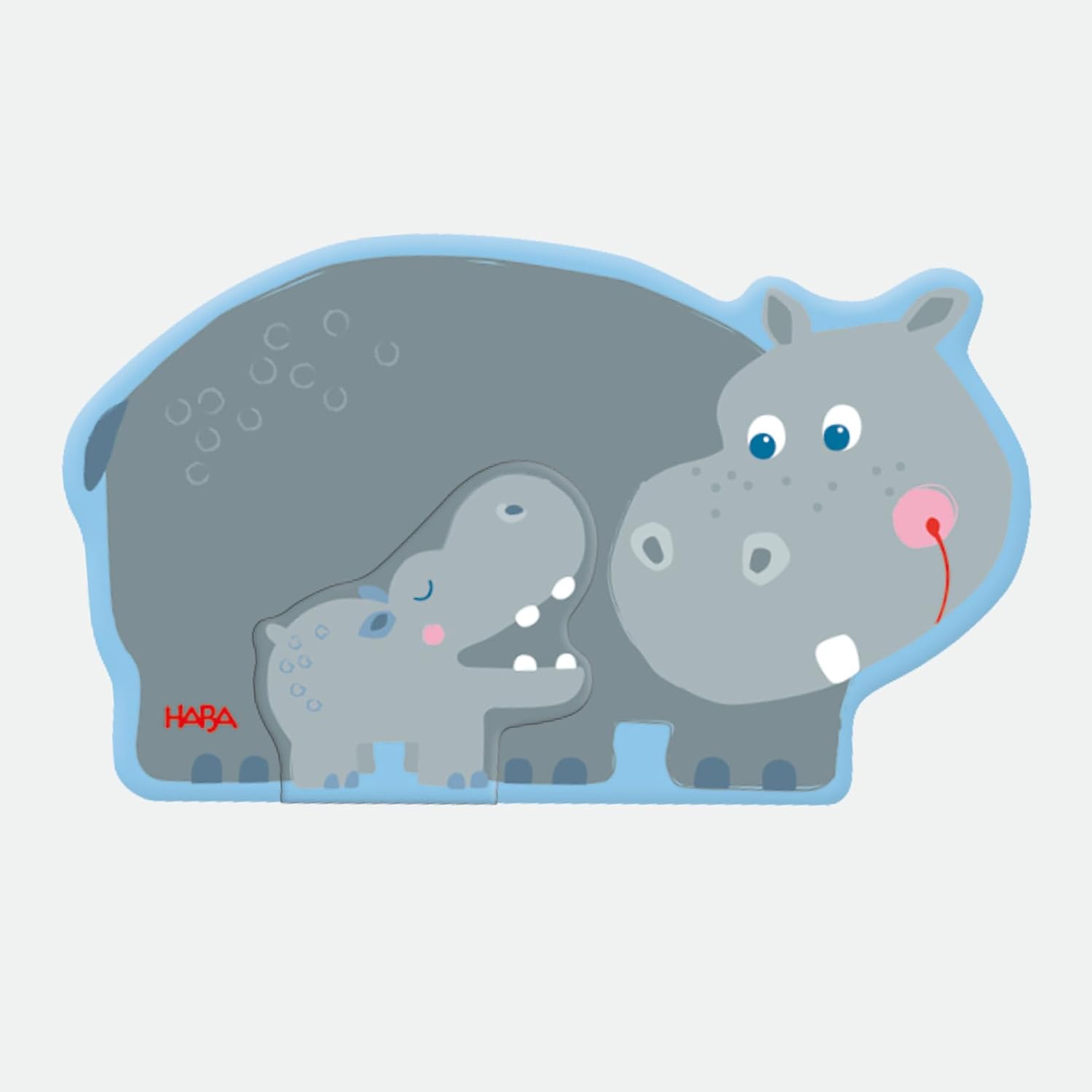 HABA 6 First Puzzles Animal Family - 6 Piece Set for Children from 2 Years - Educational Puzzle Experience - 2012185003