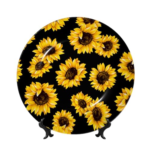 Plato decorativo compacto de porcelana de hueso 10in miniatura 1