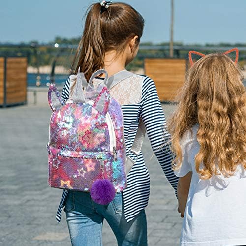 Meisohua Zaino Bimba Scuola Elementare Zaino Unicorno Bambina Zaino
