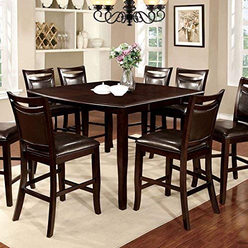 247Shopathome Dining-Room-Sets, 9-Piece, Brown #TOP24