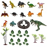 26 Pièces Décorations Gâteau Dinosaure, Set Décoration Dinosaure pour cakes...