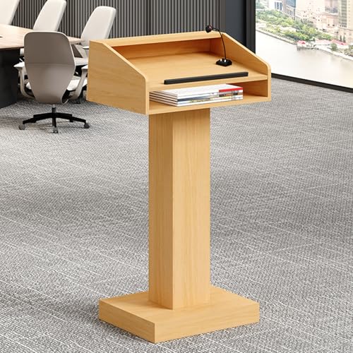 Púlpito versátil y duradero de madera estructural para seminarios 2