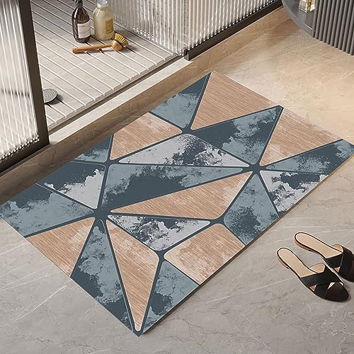 Tapis de passage 80x500 cm lavable et antidérapant pour couloir et cuisine modèle E - 7